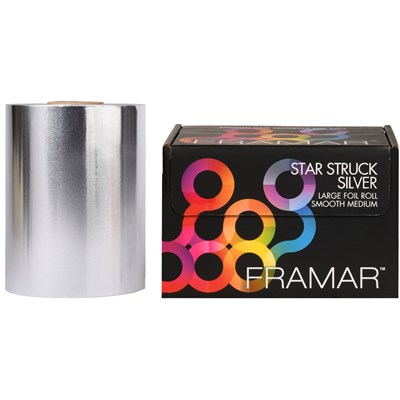 Framar Smooth Foil Roll Medium Star Struck Silver 1600 ft.