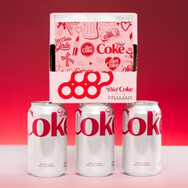 Framar Embossed Pop Up Foil Medium Diet Coke 5 inch x 11 inch 500 ct.