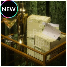 Framar Embossed Switch Pop Up Foil Medium Extra Dirty 5 inch x 11 inch 500 ct.