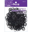 Diane Rubber Bands- Black 500 pack Fits Most