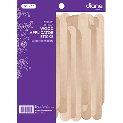 Diane Wood Applicator Sticks 100 pk. 6 inch x 0.75 inch