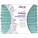 Diane Softees Microfiber Towels- Aqua 10 pack 16 inch x 19 inch
