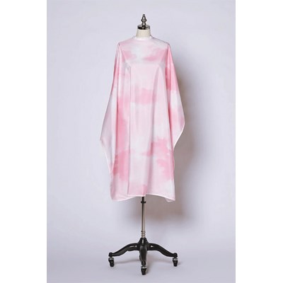 Fromm Premium Client Hairstyling Cape - Pink Tie Dye 44 inch x 58 inch