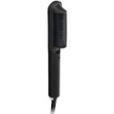 Gamma+ Ceramic Hot Brush with Cool Touch Technology Reduces Frizz, Static, and Straightens Hair - Black