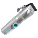 Gamma+ Cyborg Professional Metal Hair Clipper with Digital Brushless Motor and Left or Right Lever - Silver