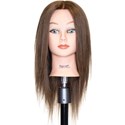 Hair Art Chantal Mannequin - Medium Brown 16 inch