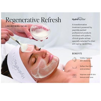 HydroPeptide Regenerative Refresh Signage