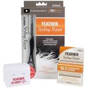 Jatai FEATHER Black Styling Razor Standard Kit 3 pc.