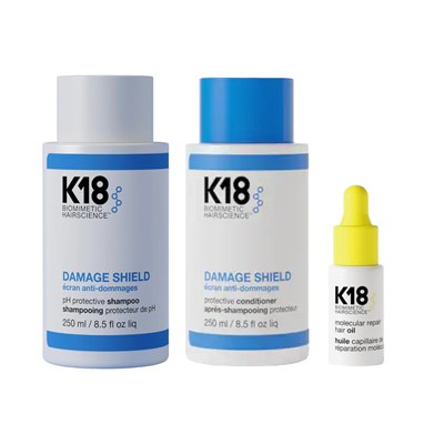 K18 DAMAGE SHIELD Routine +Oil Kit 3 pc.