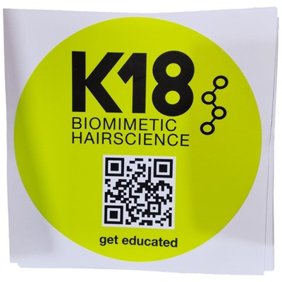 K18 Mirror Cling with QR Code