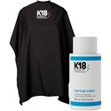 K18 Purchase PEPTIDE PREP pH maintenance shampoo, Receive Cape FREE! 2 pc.