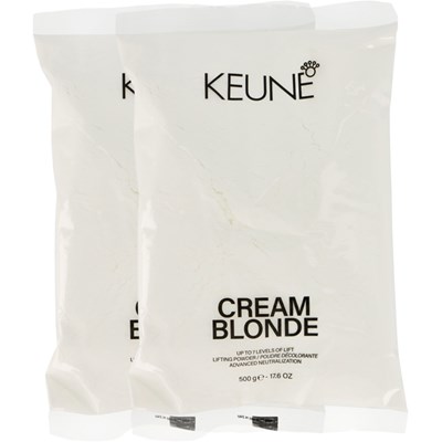 Keune Cream Blonde Lifting Powder Refill 2 x 17.6 Fl. Oz.