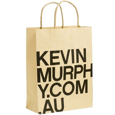KEVIN.MURPHY Retail Paper Bag- Brown 8.5 inch x 11.5 inch