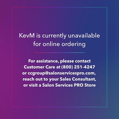 KevM KevM is currently unavailable for online ordering