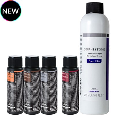 Milbon SOPHISTONE Dualmension Demi Color Launch Kit 5 pc.