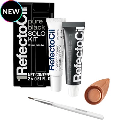 RefectoCil Pure Black Solo Kit 4 pc.