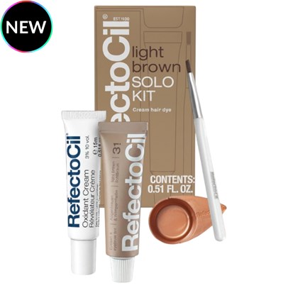 RefectoCil Light Brown Solo Kit 4 pc.