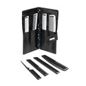 Sam Villa Signature Series 8 Piece Comb Set with Case 9 pc.