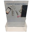 Skin Authority Acrylic Travel Display and Insert 14.5 x 9 inch