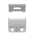 Gamma+ Replacement Fixed Stainless Steel Faper Hair Clipper Blade with Moving Stainless Steel Slim Deep Too