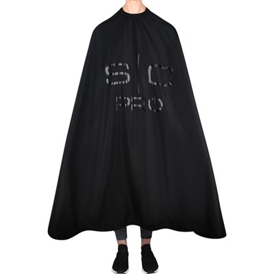 StyleCraft Professional S|C Kick Covers Design Water Resistant Hair Cutting Cape One Size Black