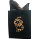 äz Haircare Matte Black Shopping Bag 8 inch x 4 inch x 10 inch