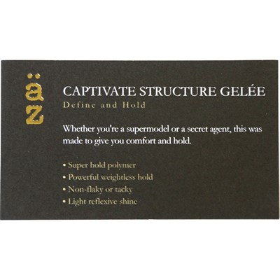 äz Haircare Shelf Talker - Captivate Structure Gelée